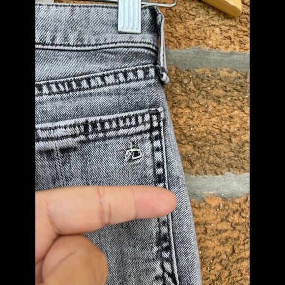 RAG & BONE Nina cropped faded high-rise cigarette 23 - Picture 11 of 16